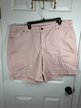 Lane Bryant Light Pink Denim Shorts